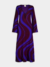 Paula Varvara Jacquard Maxi Dress