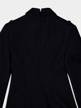 Prada Belted Wool-Blend Midi Dress