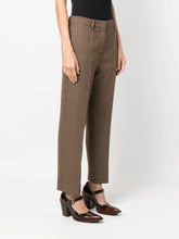 Prada Check Wool Trousers