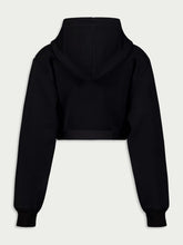 Prada Logo-Print Cropped Hoodie