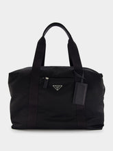 Prada Re-Nylon Triangle Logo Holdall Bag