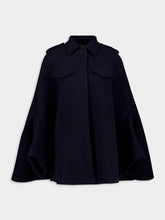 Prada Single-Breasted Velour Caban Jacket