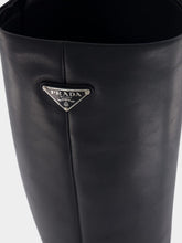 Prada Straight Black Leather Boots