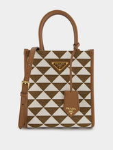 Prada Symbole Embroidered Fabric Mini Bag