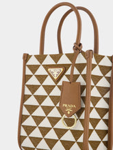 Prada Symbole Embroidered Fabric Mini Bag