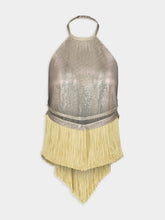 Rabanne Chainmail Fringed-Hem Top