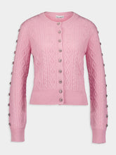 Rabanne Crystal-Embellished Cashmere Cardigan