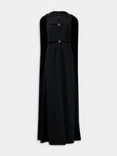 Rabanne Cut-Out Maxi Cape Dress