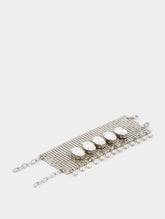 RabanneEmbellished Pixel Mesh Bracelet at Fashion Clinic | PDP - Fashion Clinic