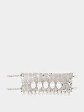 RabanneEmbellished Pixel Mesh Bracelet at Fashion Clinic | PDP - Fashion Clinic