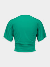 Rabanne Gathered Short-Sleeve T-Shirt