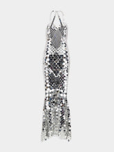 Rabanne Halterneck Chainmail Maxi Dress