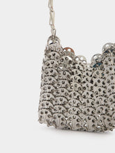 Rabanne 1969 Silver Discs Nano Bag