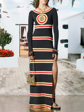 Rabanne Long Dress with Geometrical Details