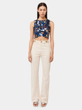 Rabanne Paillette-Chainmail Cropped Top