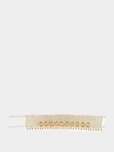 Rabanne Pixel Choker With Crystal Drop