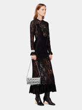 Rabanne Satin And Lace Maxi Dress