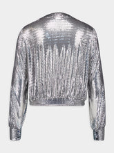 Rabanne Silver Mesh Bomber Jacket