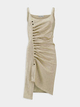 Rabanne Sleeveless Draped Mini Dress