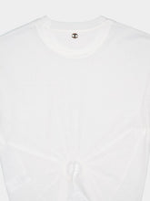 Rabanne White Jersey Tee with Ring Detail