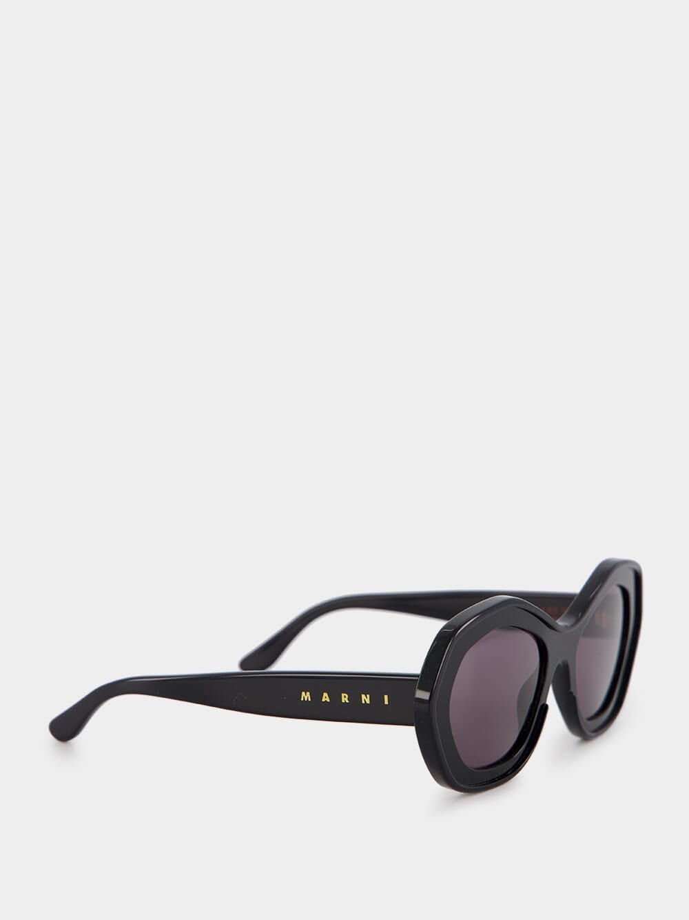 RetrosuperfutureX Marni Ulawun Vulcano Black Sunglasses at Fashion Clinic