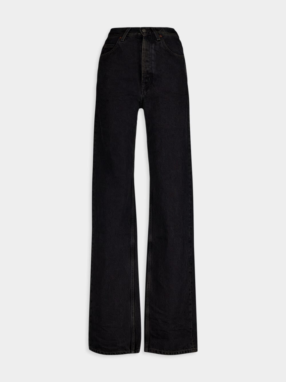 Saint Laurent90's Black Denim Baggy Jeans at Fashion Clinic