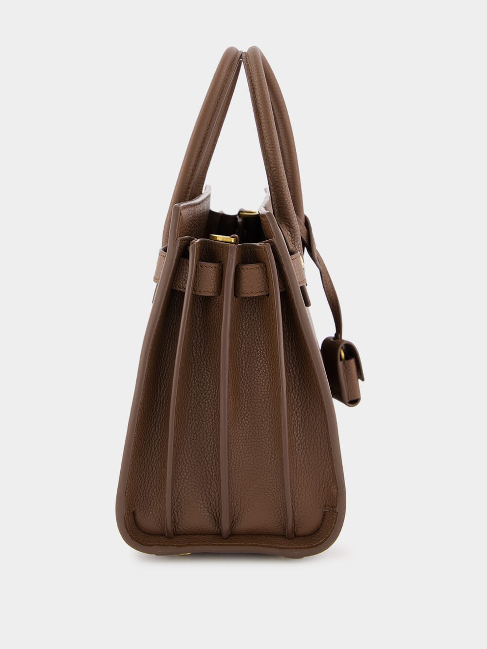 Saint LaurentBrown Leather Sac De Jour Baby at Fashion Clinic