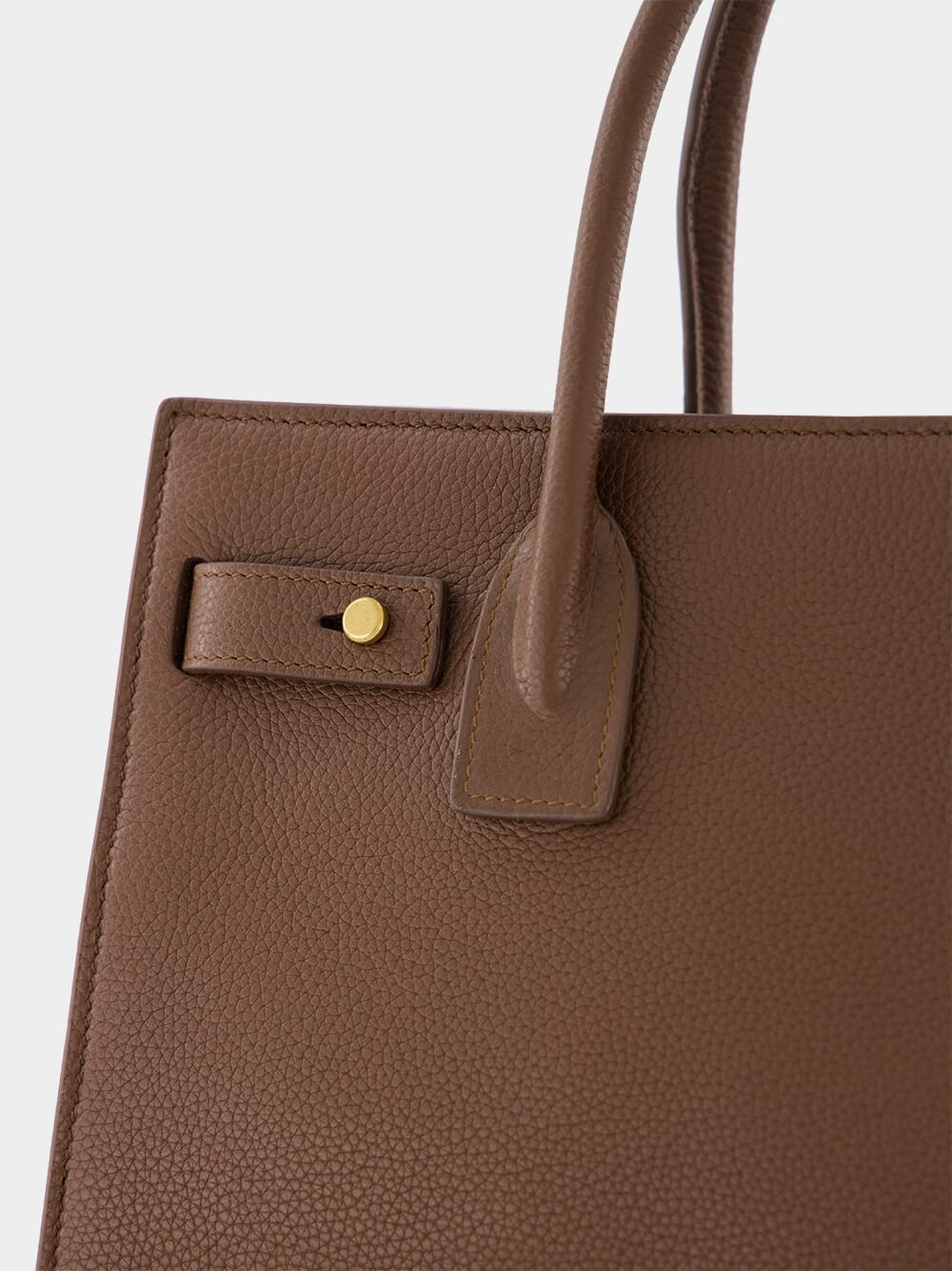 Saint LaurentBrown Leather Sac De Jour Baby at Fashion Clinic