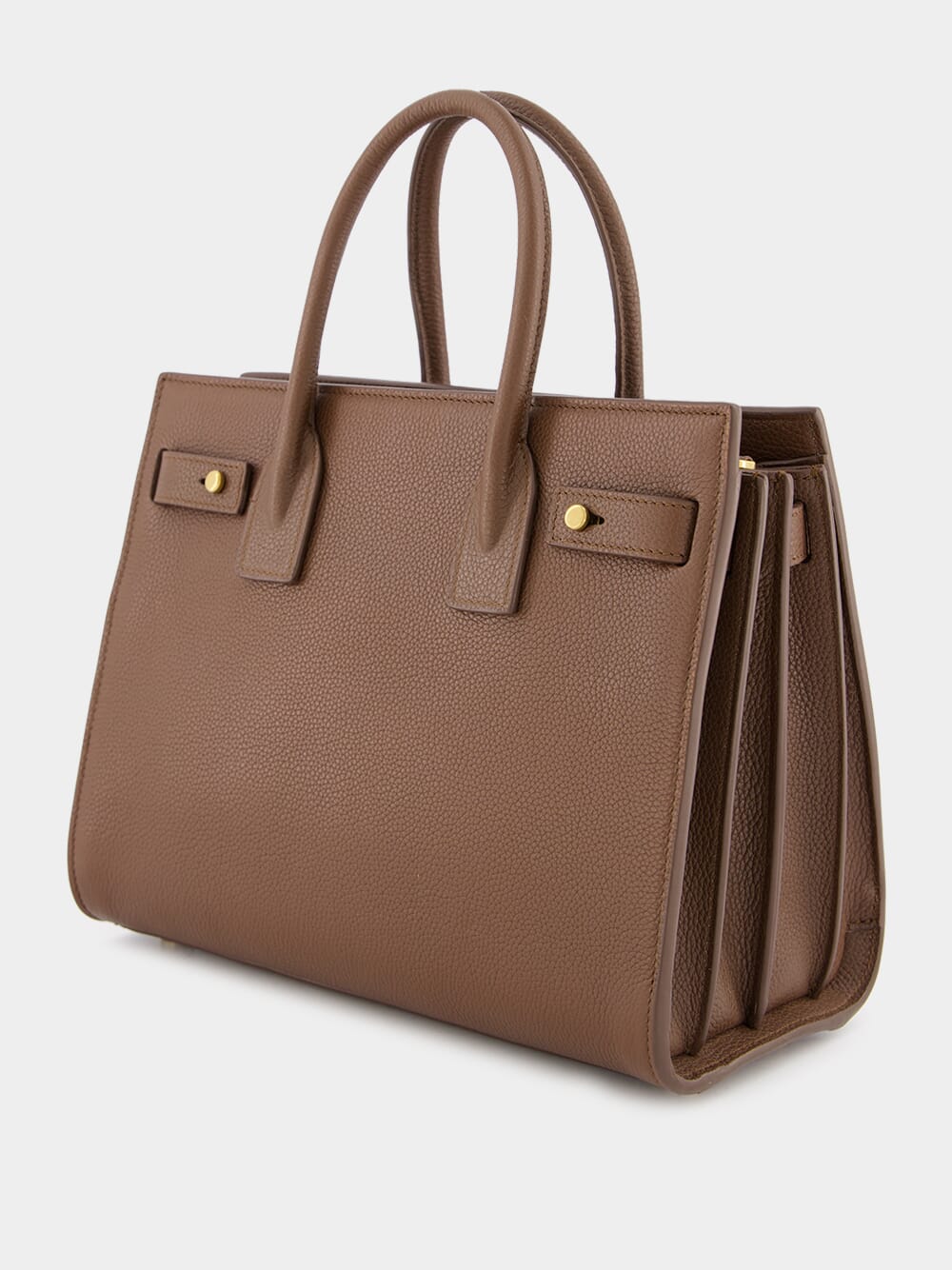 Saint LaurentBrown Leather Sac De Jour Baby at Fashion Clinic