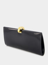 Saint Laurent Brushed Leather Daria Minaudière Clutch