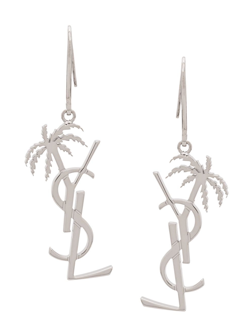 Saint LaurentCassandre Palm Earrings at Fashion Clinic