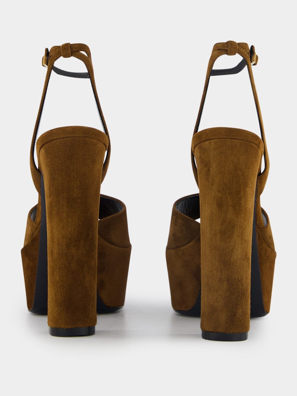 Saint LaurentJodie 150mm Suede Platform Sandals at Fashion Clinic