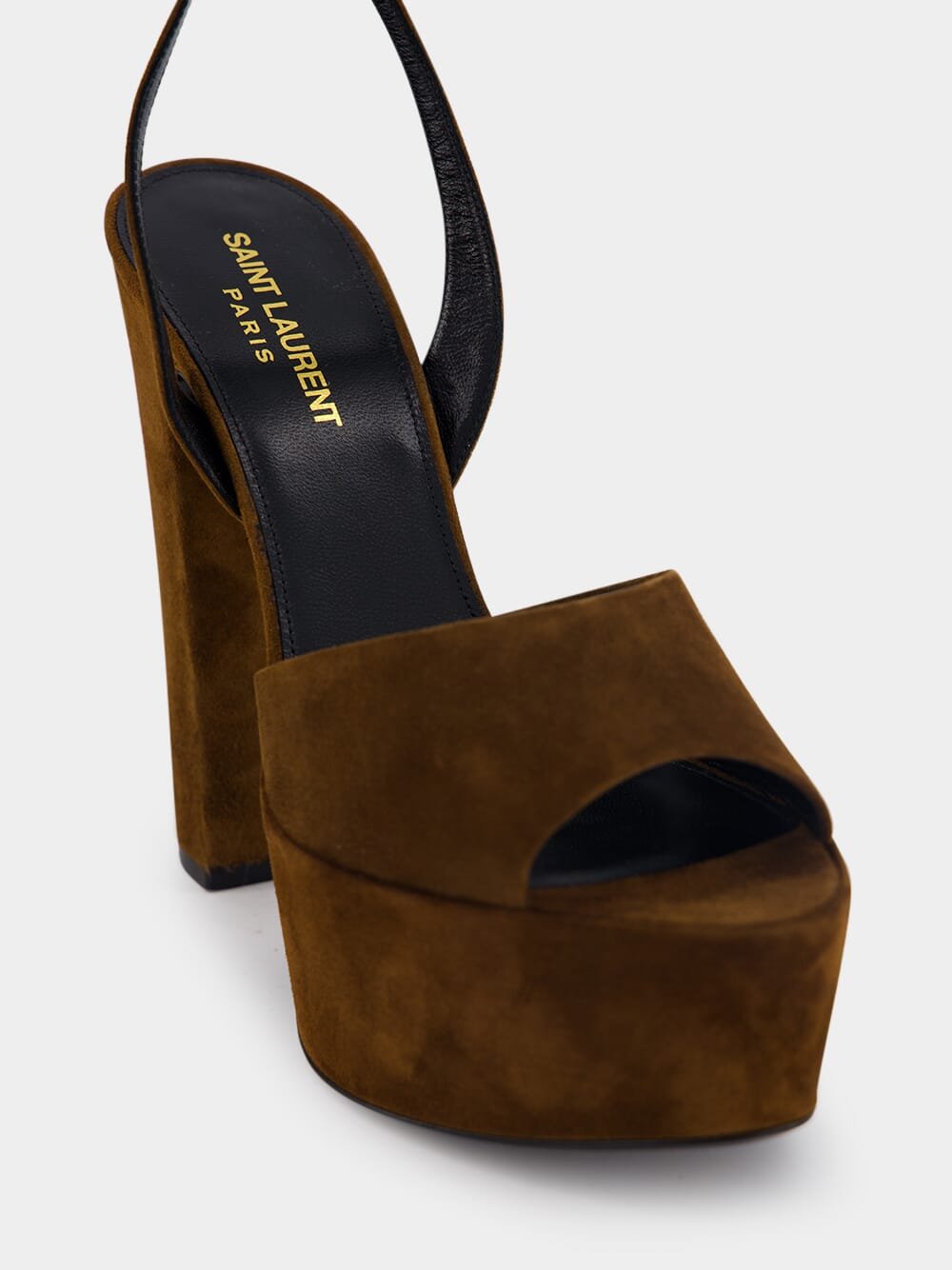 Saint LaurentJodie 150mm Suede Platform Sandals at Fashion Clinic