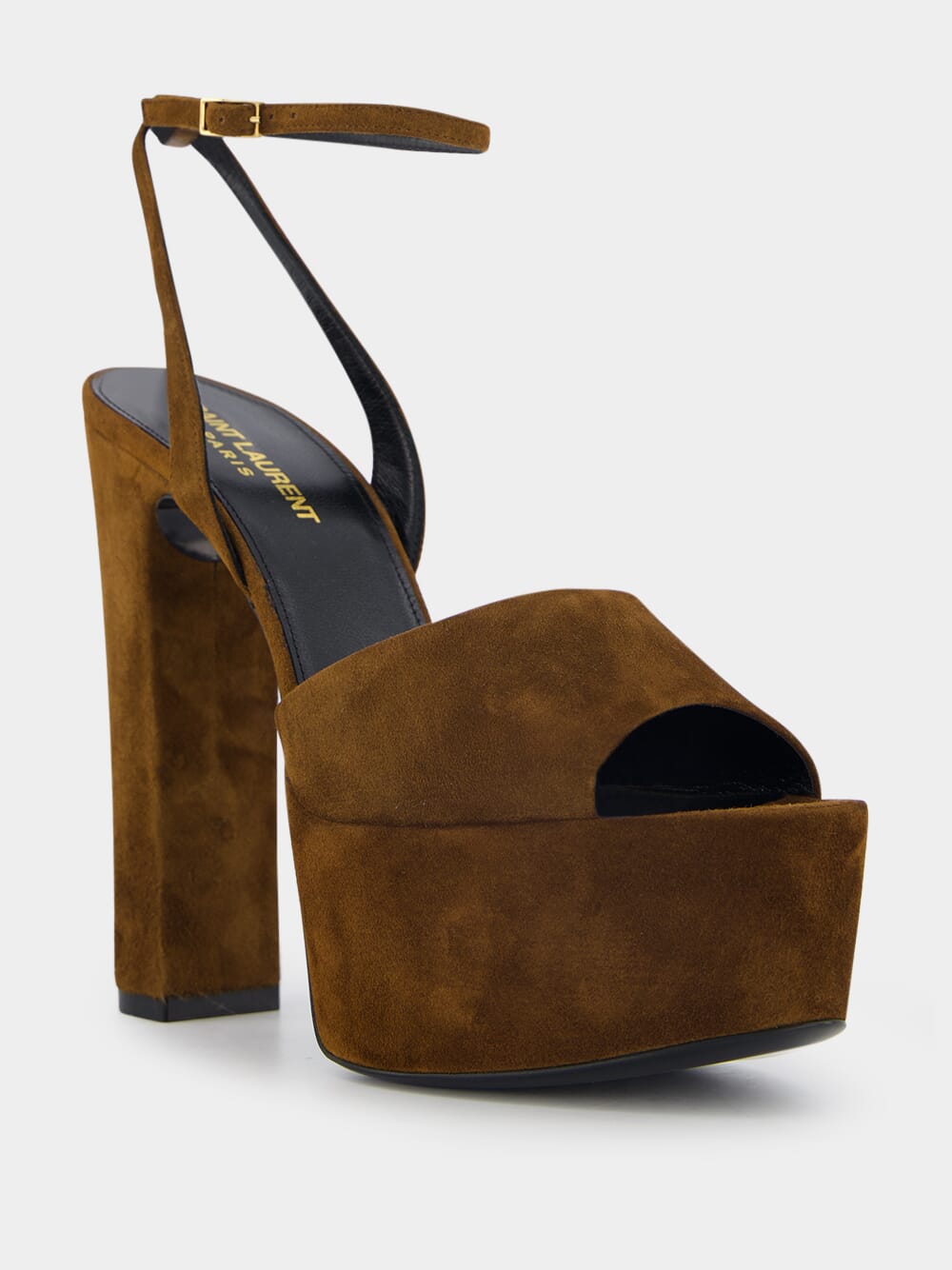 Saint LaurentJodie 150mm Suede Platform Sandals at Fashion Clinic