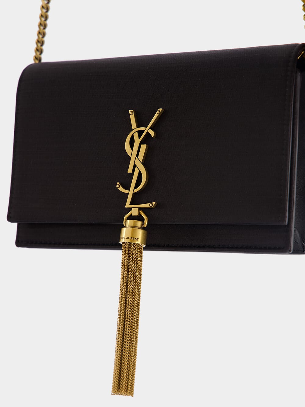 Saint LaurentKate Logo-Plaque Tassel Bag at Fashion Clinic