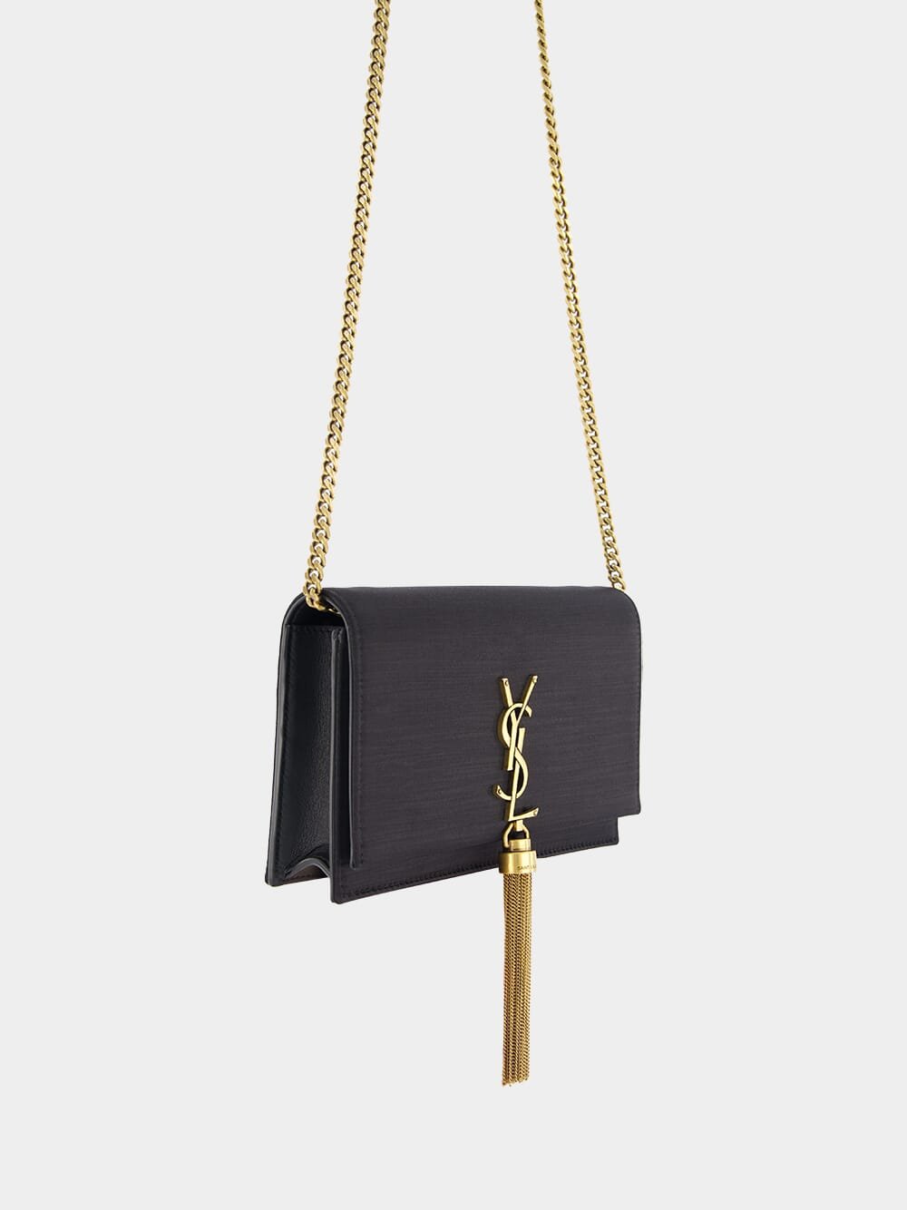 Saint LaurentKate Logo-Plaque Tassel Bag at Fashion Clinic