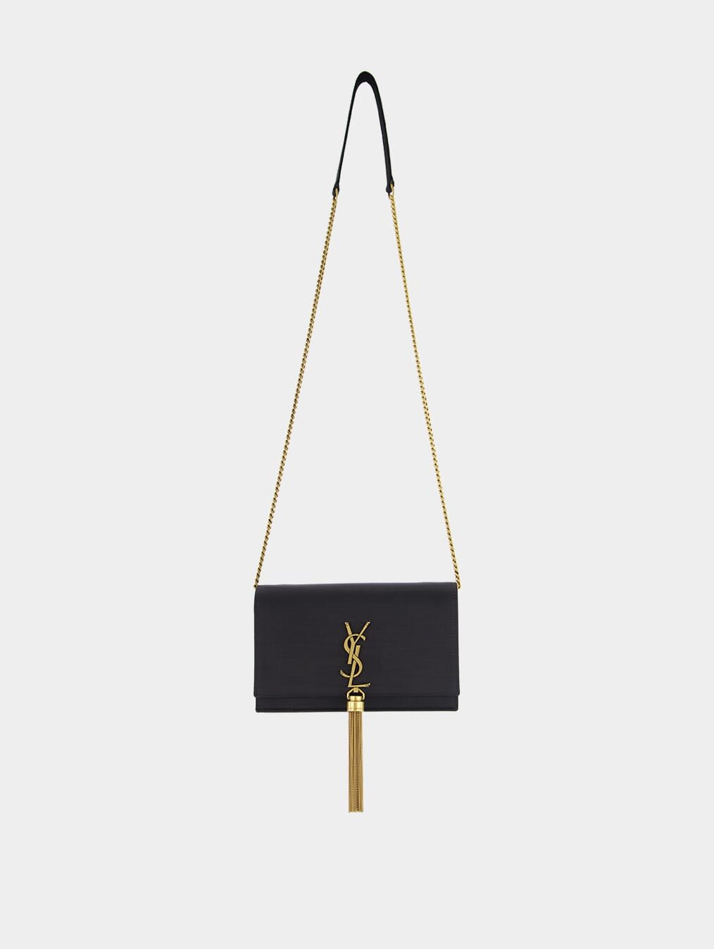 Saint LaurentKate Logo-Plaque Tassel Bag at Fashion Clinic