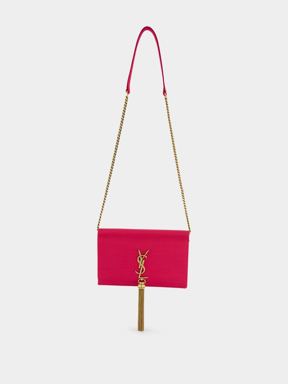 Saint LaurentKate Logo-Plaque Tassel Bag at Fashion Clinic