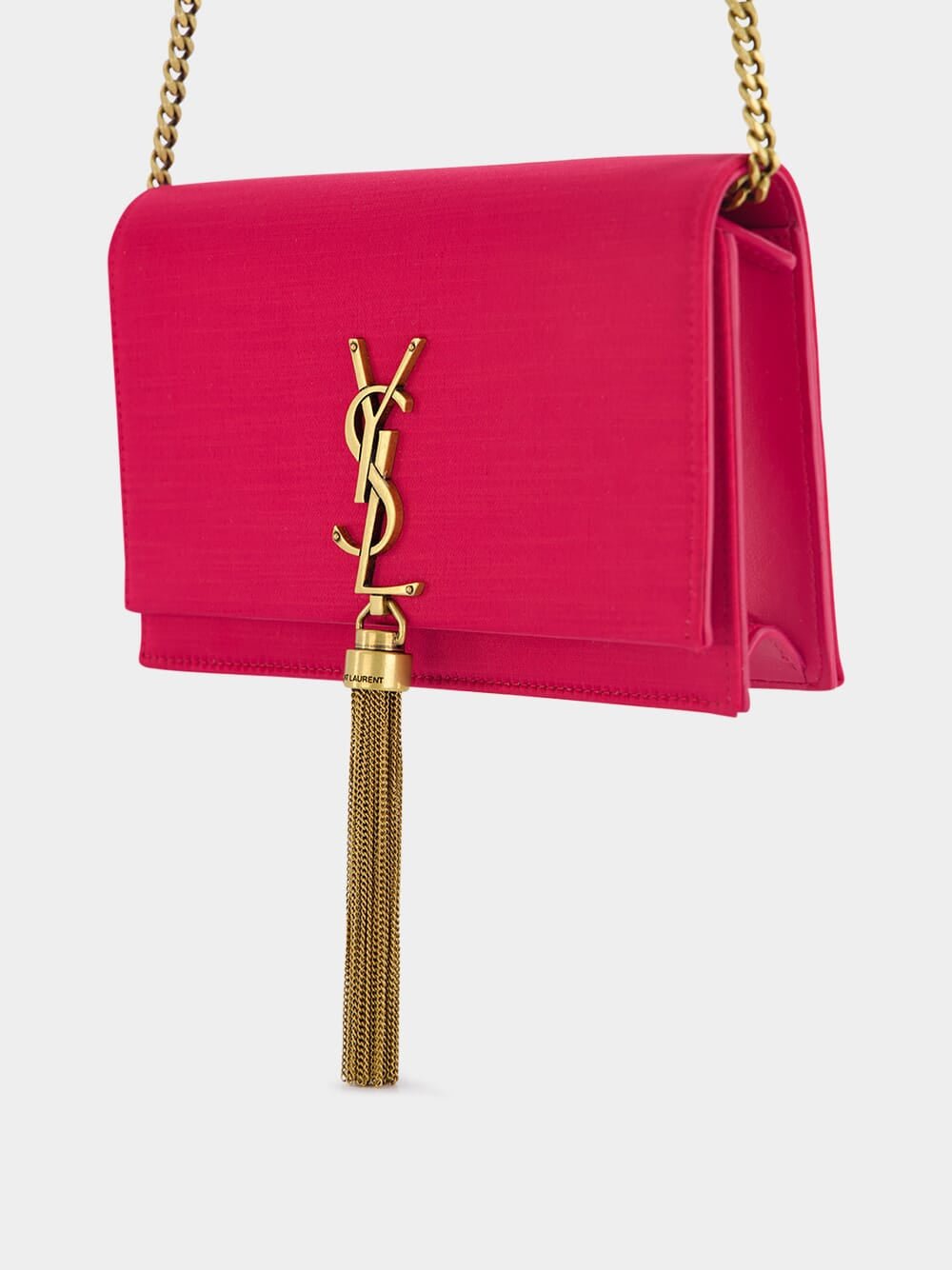 Saint LaurentKate Logo-Plaque Tassel Bag at Fashion Clinic