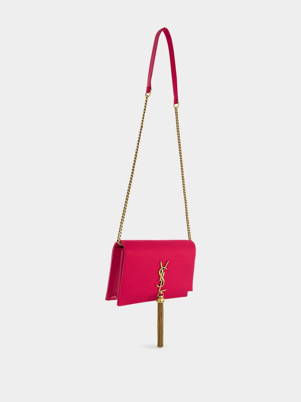 Saint LaurentKate Logo-Plaque Tassel Bag at Fashion Clinic