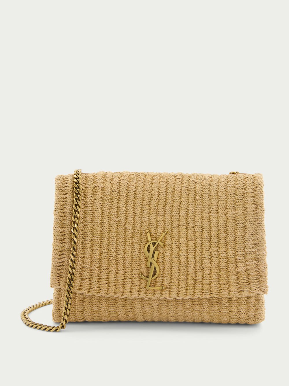 Saint LaurentKate medium raffia handbag at Fashion Clinic