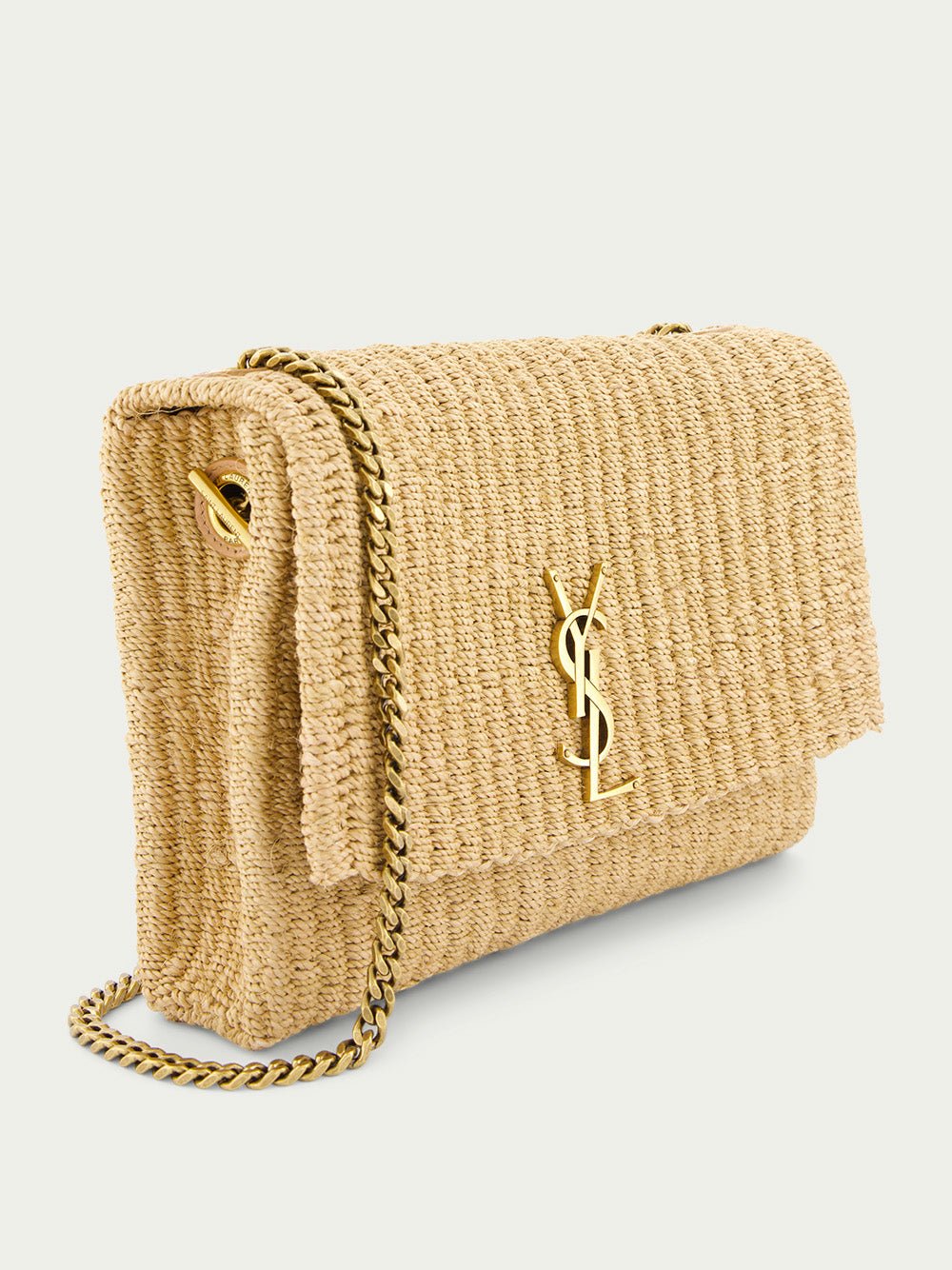 Saint LaurentKate medium raffia handbag at Fashion Clinic