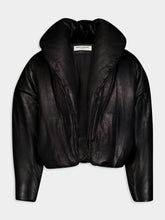 Saint Laurent Lambskin Puffer Jacket