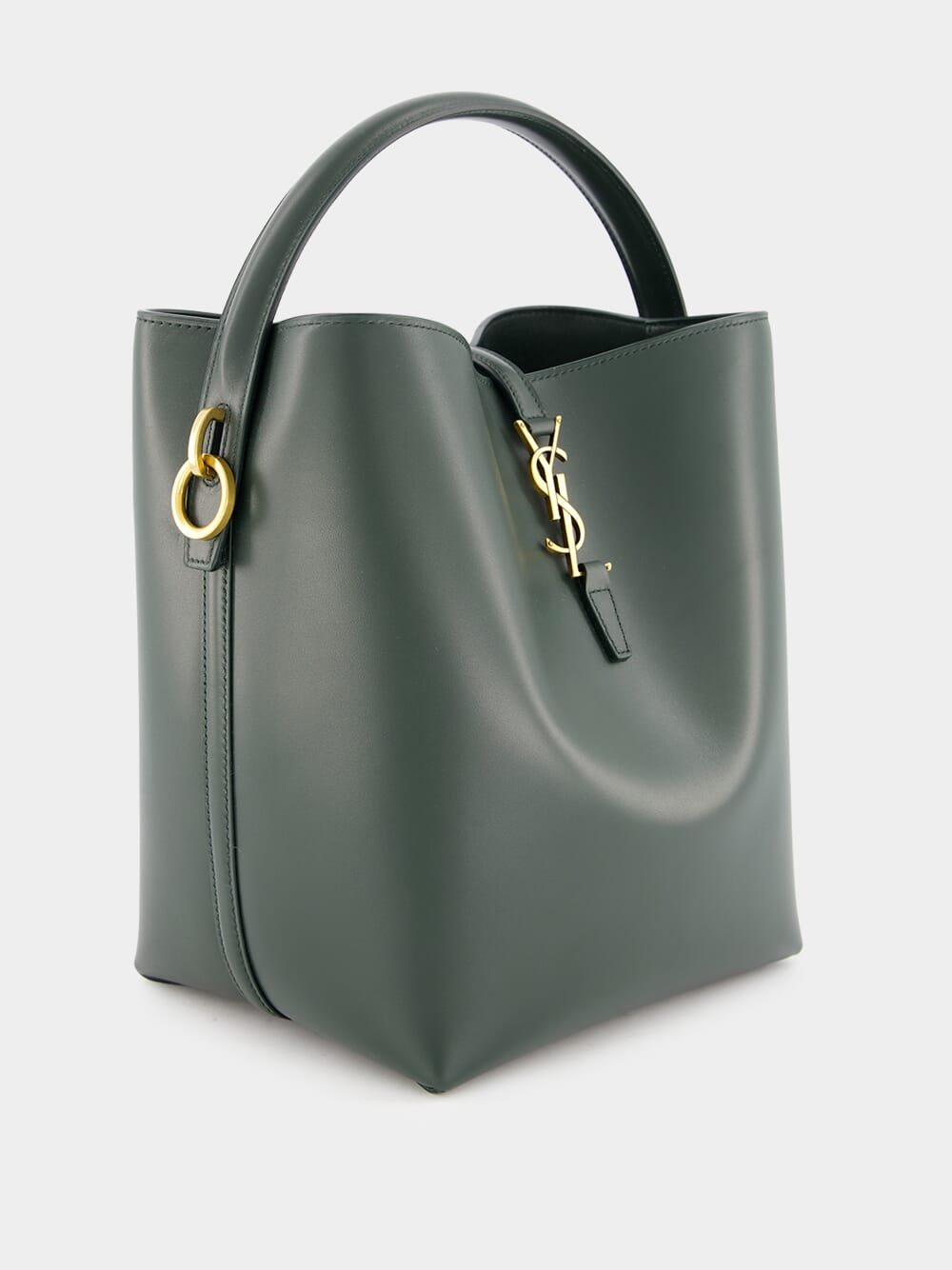 Saint LaurentLe 37 Shiny Leather Green Bag at Fashion Clinic