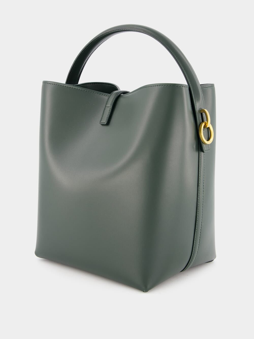 Saint LaurentLe 37 Shiny Leather Green Bag at Fashion Clinic