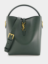 Saint Laurent Le 37 Shiny Leather Green Bag