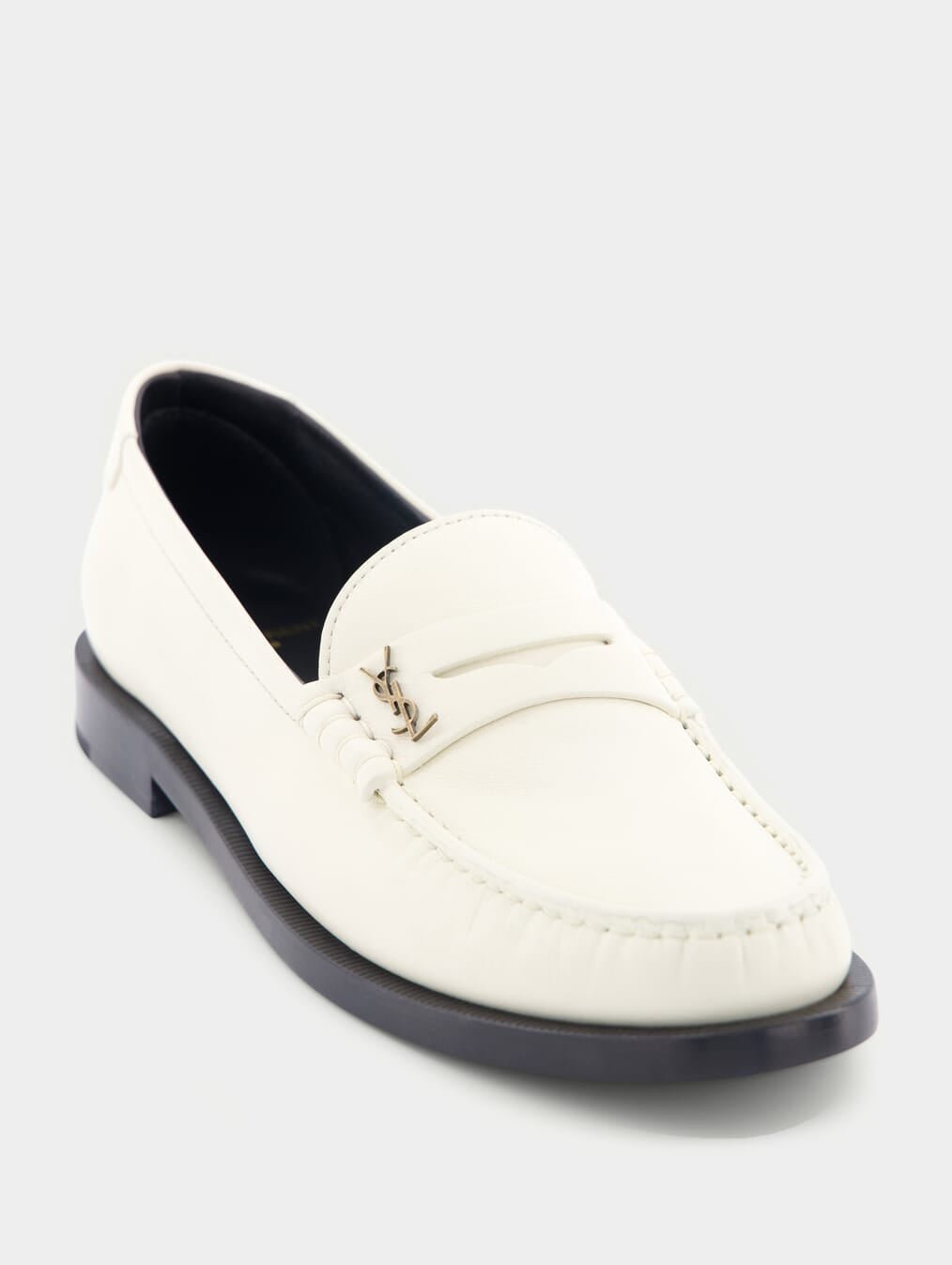 Saint LaurentLeather Penny Loafers at Fashion Clinic