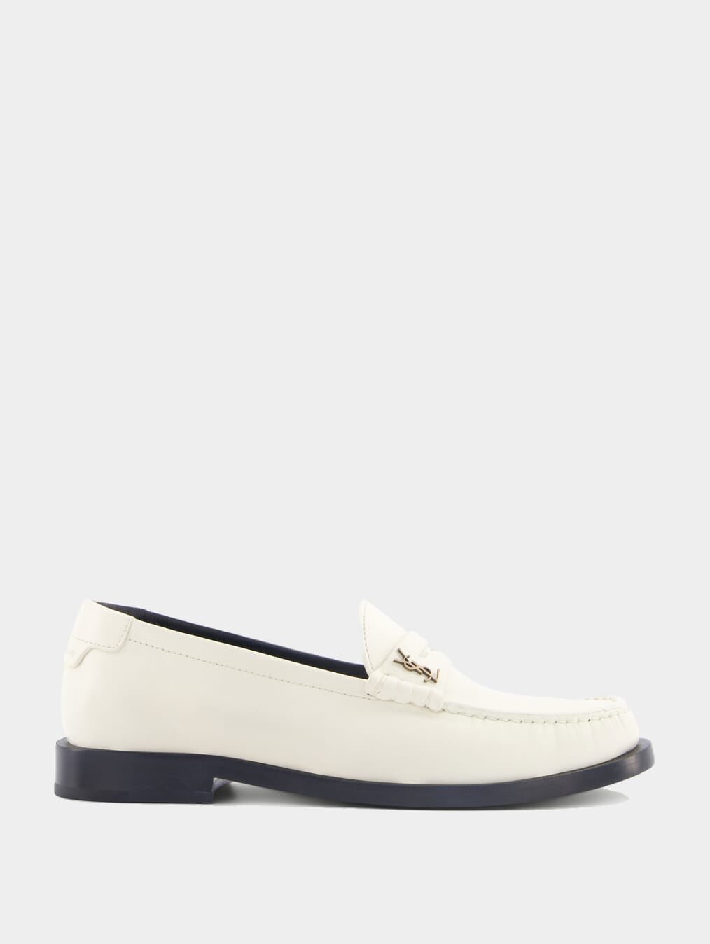 Saint LaurentLeather Penny Loafers at Fashion Clinic