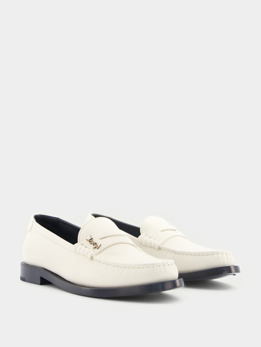 Saint LaurentLeather Penny Loafers at Fashion Clinic