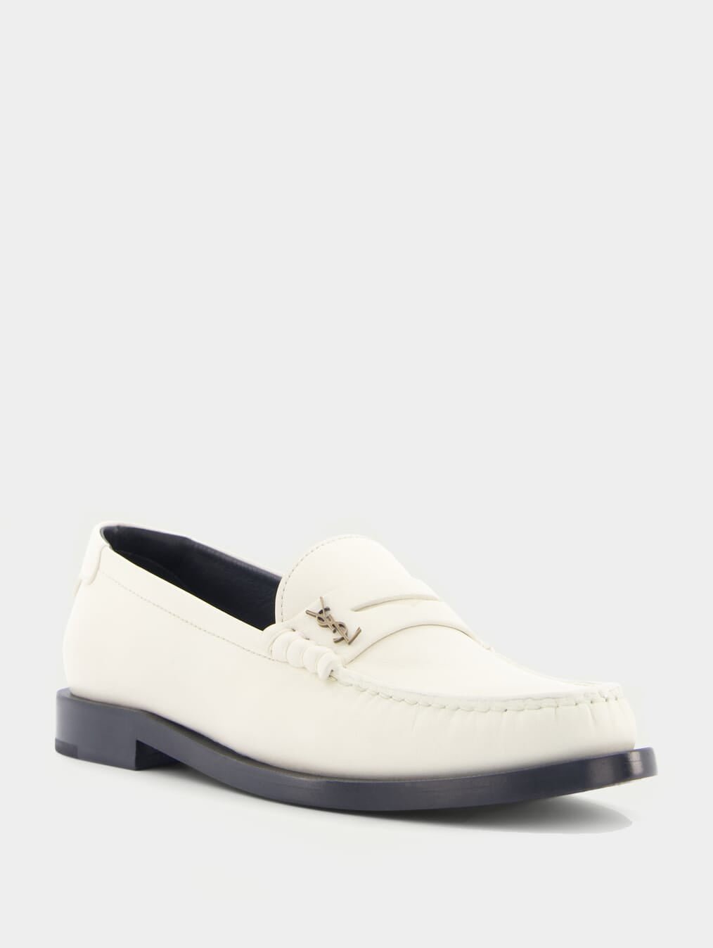 Saint LaurentLeather Penny Loafers at Fashion Clinic